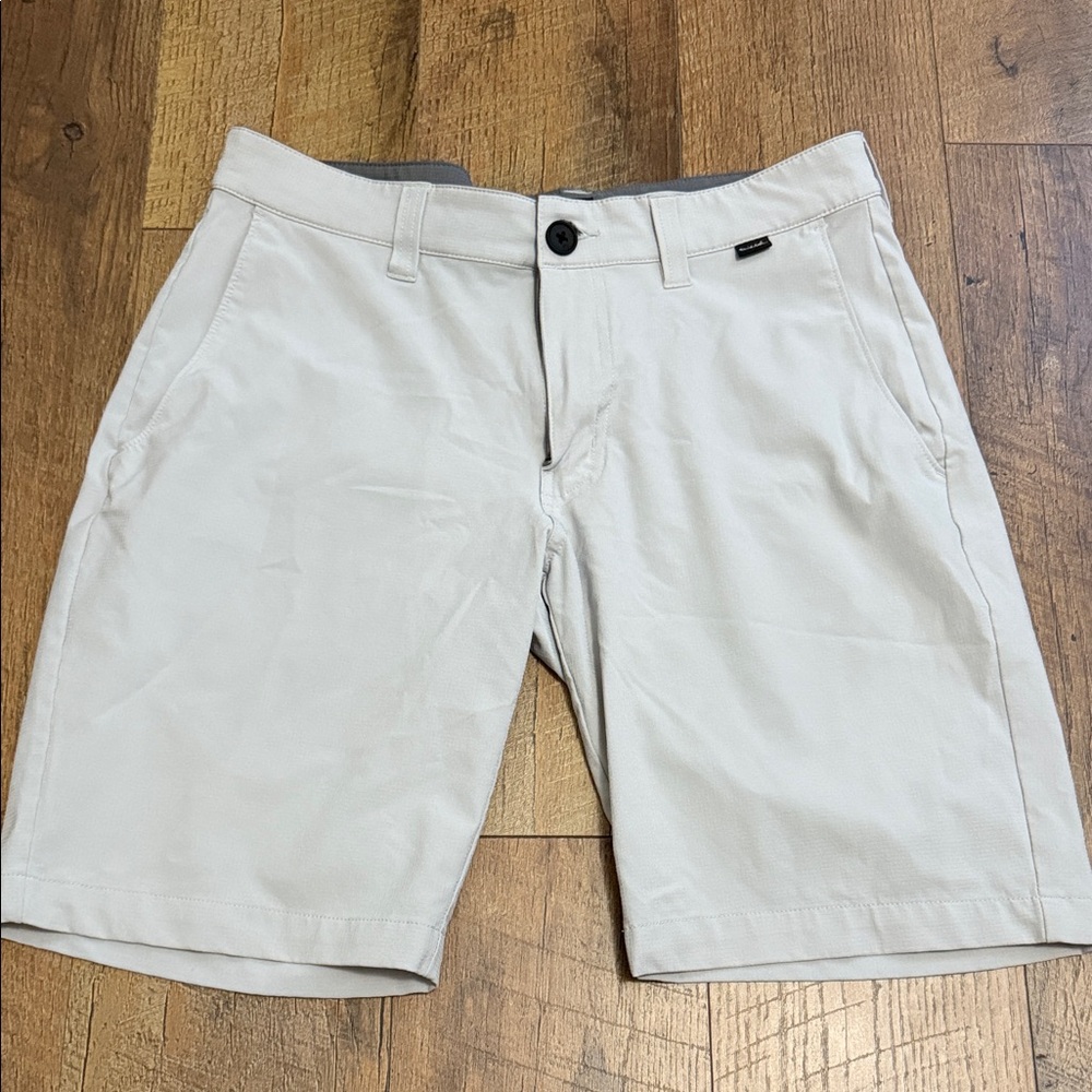 Travis Mathew Light Tan Flat Front Shorts